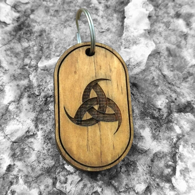 Llavero skaldenment cuernos de Odín