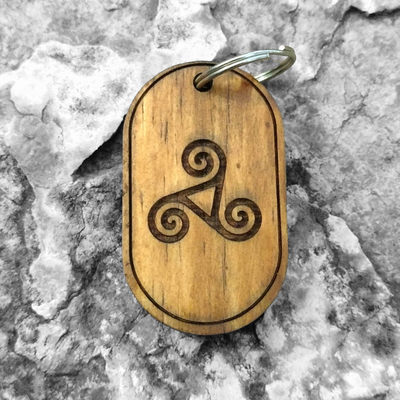 Llavero triskel celta