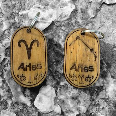 Llavero zodiaco aries constelación
