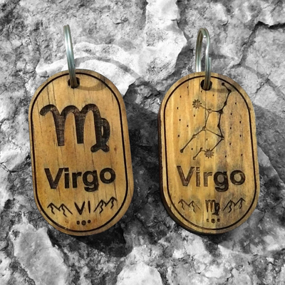 Llavero zodiaco virgo constelación