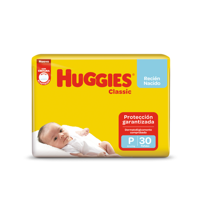 Pañal Huggies Classic P x30