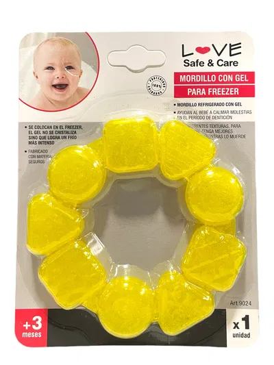Mordillo con gel para freezer Love