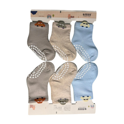 Medias Pack x3un talle 1 año Autitos