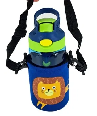Botella Plástica con funda neoprene