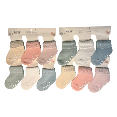 Medias Pack x3un Talle 1 año Rombos