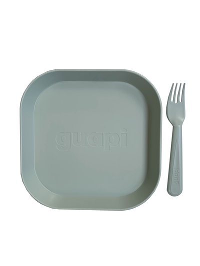 Pack Individual Plato + Tenedor Guapi