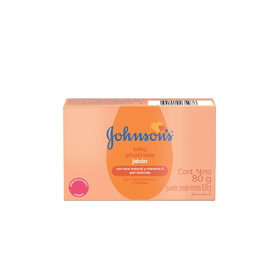 Jabón glicerina J&J x 80 gr