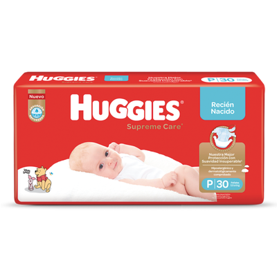 Pañal Huggies Supreme P x 30