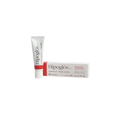 Crema Hipoglos Vit A + cinc Cicatrizante x 30 gr