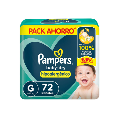 Pampers baby-dry G x 72