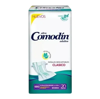Pañal Comodín Clásico EEG C/gel x 20