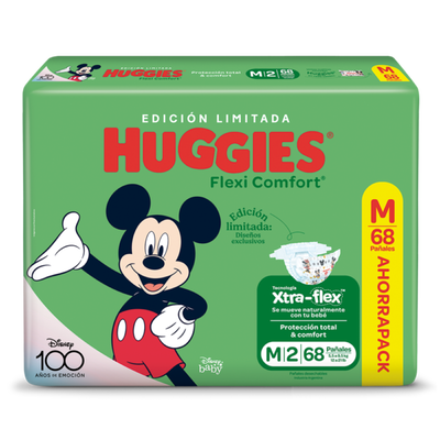 Pañal Huggies Flexi Comfort M x 68