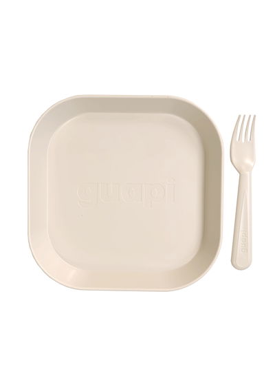 Pack Individual Plato + Tenedor Guapi
