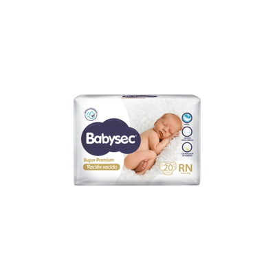 Pañal Babysec Super Premium RN x 20