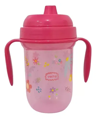 Vaso Vaita Pico Ancho Rigido Antiderrame Con Asas 