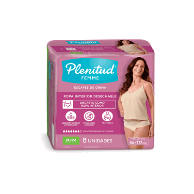 Ropa Interior Femme Plenitud P/M x 8