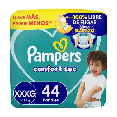Pampers Confort sec XXXG x 44 