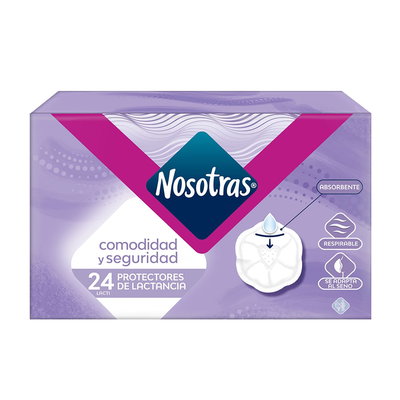 Protectores mamarios Nosotras x 24