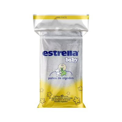 Paños de algodón Estrella x 40 