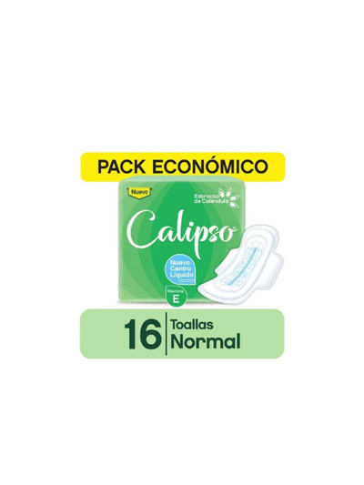 Toallas femeninas Normal c/Alas Calipso x 16 