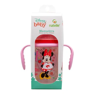 Mamadera boca ancha Minnie 250 ml - Natelle