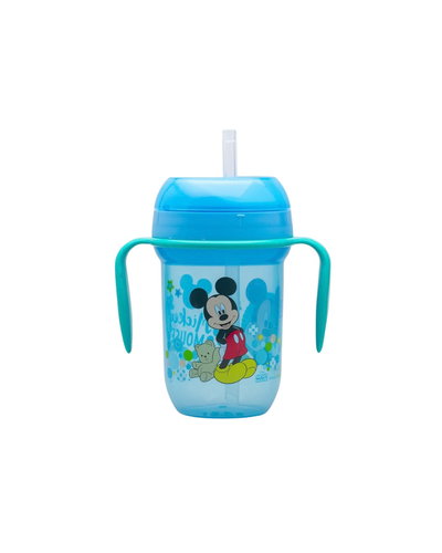 Vaso con sorbete antiderrame Mickey 250 ml - Natelle