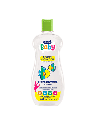 Acondicionador Cabellos suaves x 444 ml Algabo