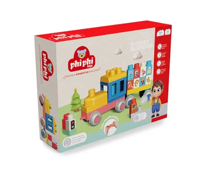 Bloques soft impresos 30 piezas PHI PHI