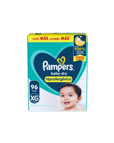 Pampers baby-dry XG x 96
