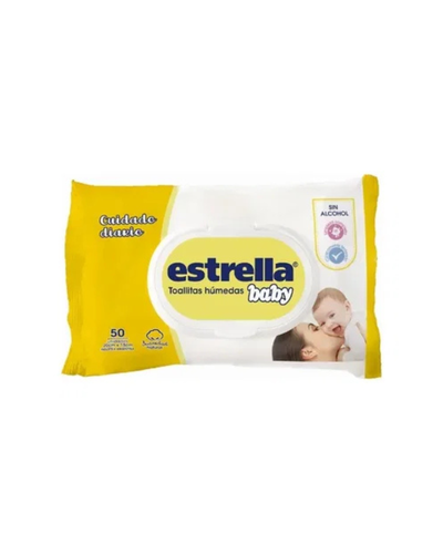 Toallas Estrella cuidado diario x 50 