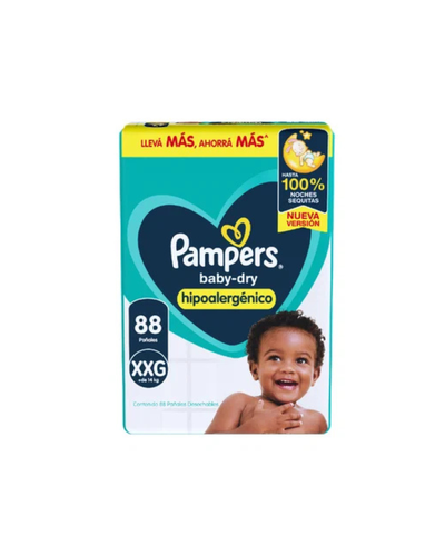 Pampers baby-dry XXG x 88