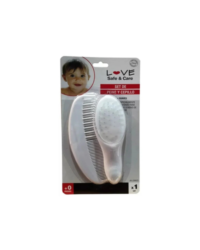 Set peine y cepillo Love