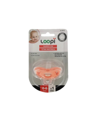 chupete tetina anatómica 0-6 Loopi
