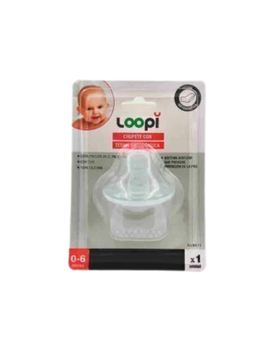 Chupete Loopi de silicona ortodontico 0-6 M