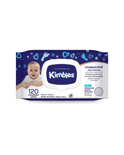 Toallas Kimbies x 120 