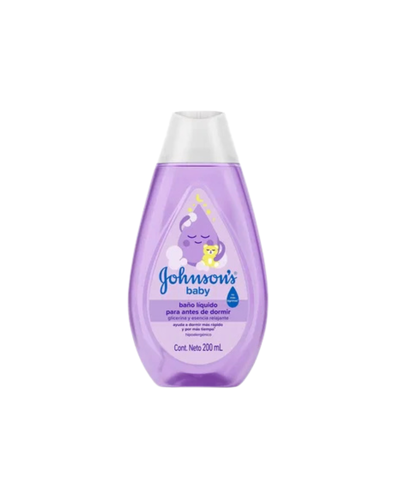 Baño líquido Johnson´s x 200 ml c/glicerina y esencia relajante