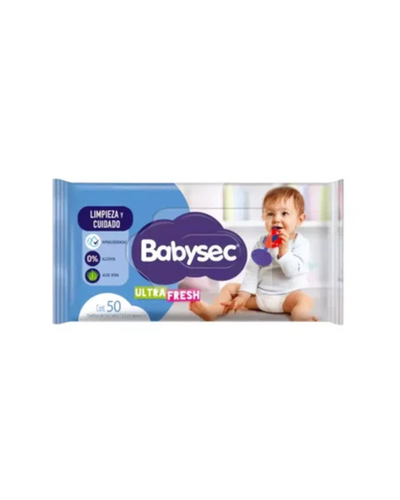 Toallas Babysec Ultra fresh x 50 
