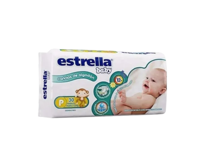 Pañal Estrella Baby P x 30