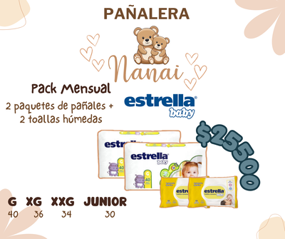Pack mensual 2 Estrella