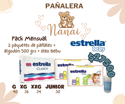 Pack mensual 4 Estrella