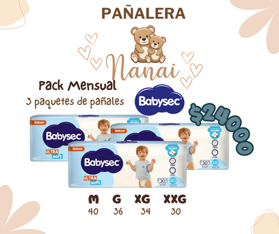 Pack mensual 1 BabySec