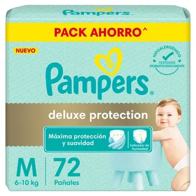 Pampers deluxe protection M x 72