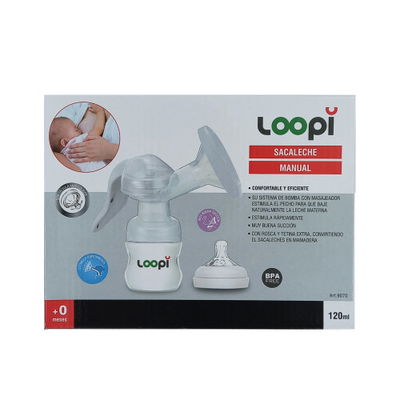 Sacaleche Loopi x 120 ml Manual