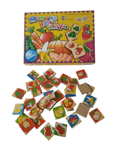 Juego de memoria Frutas y Verduras