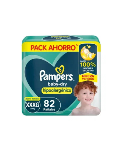 Pampers baby-dry XXXG x 82