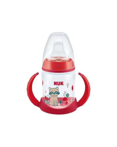 Vaso rojo de aprendizaje con control  de temperatura 150ML. NUK