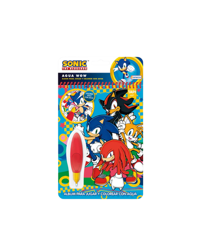 Libro para Pintar con agua Sonic