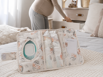 Necesser Beige con zorritos