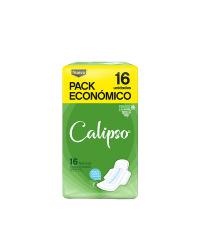 Toallas femeninas Normal c/Alas Calipso x 16 