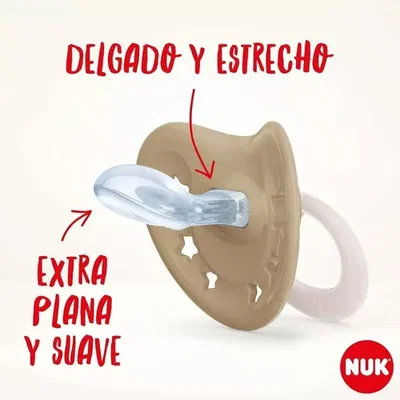 Set x2 Chupetes Silicona Celeste Signature 0-6m NUK
